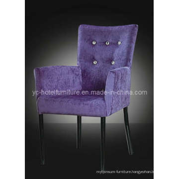 Noble Purple Armrest New Hotel Furniture (YC-F050)